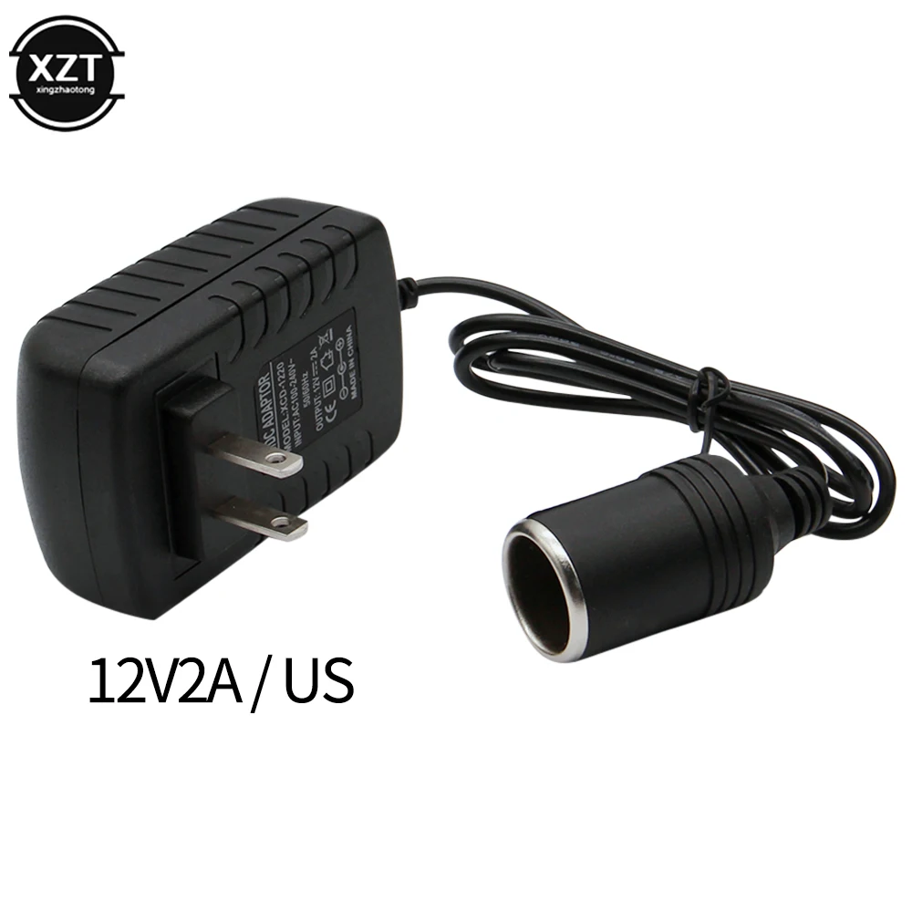 NEUESTE AC 220V zu DC 12V 2A Adapter Netzteil Zigarette Leichter 24W Konverter Inverter Hause auto Ladegerät US/EU/UK/AU Buchse – Detail 11