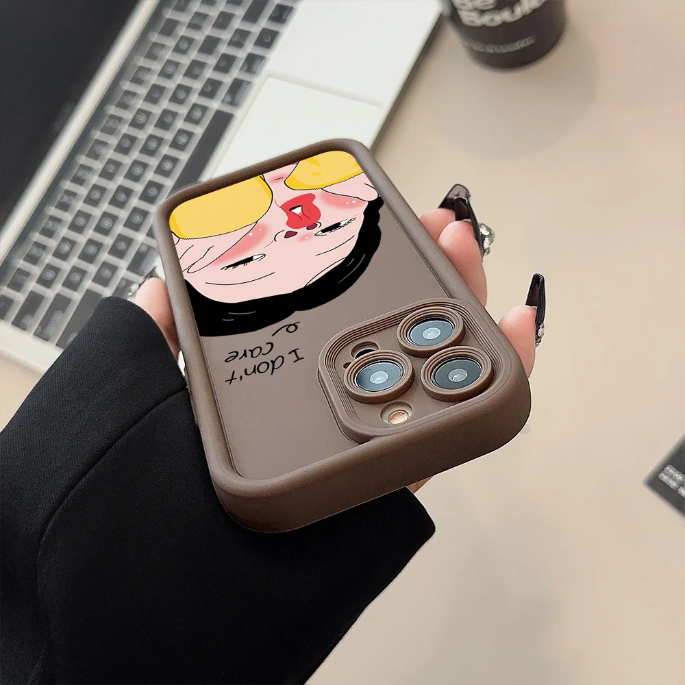 Lustige süße Mädchen Jungen Silikonhülle für Xiaomi Mi 11 Lite 5G 14 13T 13 12T 12 12X Poco M6 X6 X5 X3 F5 F6 Pro Stoßfeste Softcover_voghion.com