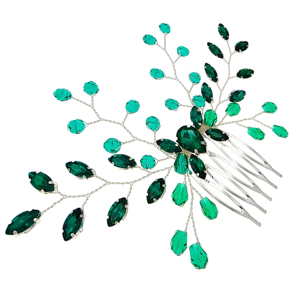 

Женский Простой декоративный гребень со стразами