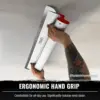 Level5 Drywall Skimming Blade Set | 10, 24 & 32 Inch Skimming Blades, 37-63 Inch Extension Handle | Aluminum Body & Stainless 2