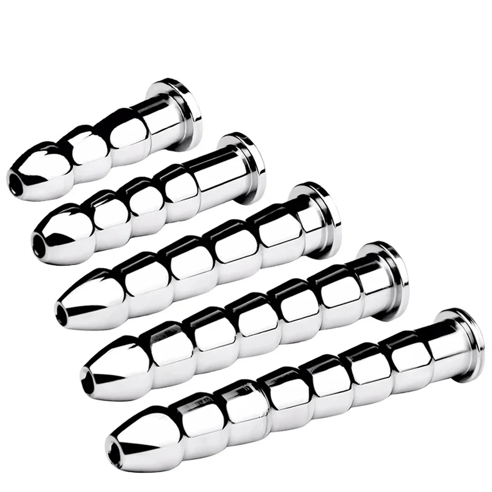 Stainless Steel Urethral Dilators Hollow Urethral Stimulator Horse Eyes Stick Penis Plug Male Orgasm Masturbator BDSM Toys silicone urethral dilator urethral dilator