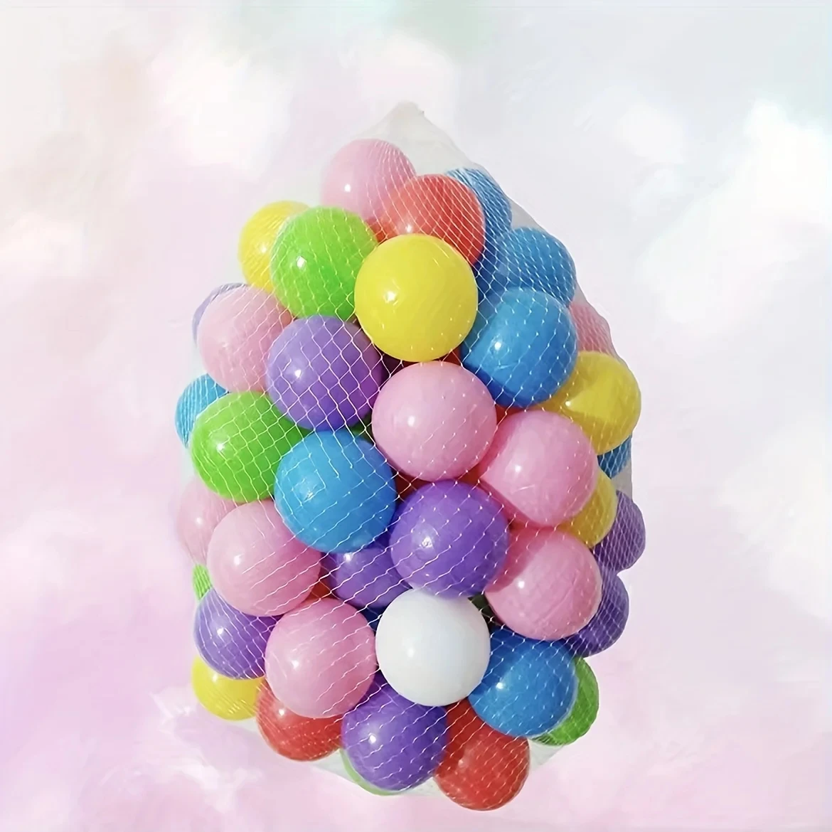 Ocean Ball Toys 50Pcs Soft Plastic Ball Pit Toys for Boys Eco-friendly Ball Pool Dia 5.5cm