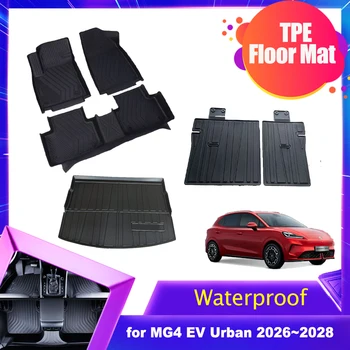 Tappetini Auto per MG4 EV Urban 2026~2028 2027 in TPE, Rivestimento Interno, Tappeto Impermeabile per Bagagliaio e Sedili, Accessori