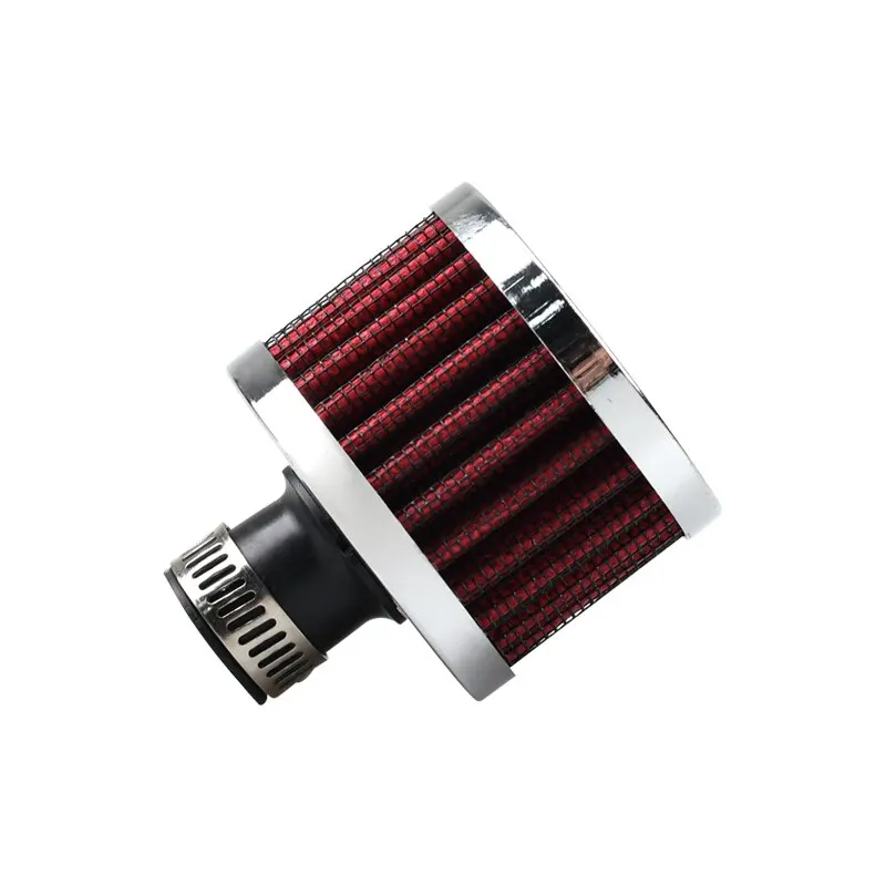 Air Filter Motorcycle Air Filter Air Filter Cleaner Motocross Air Filter Motorcycle Air Filter Cover Universal 12mm Car Air Filter for Motorcycle Cold Air Intake High Flow Crankcase Vent Cover Mini Breather Filters