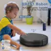 GOOVI BR151 Robot Vacuum Cleaner 6000Pa Auto Charging Tuya App Control Water Tank Wet Electric Sweeper Smart Dynamic Navigation 3