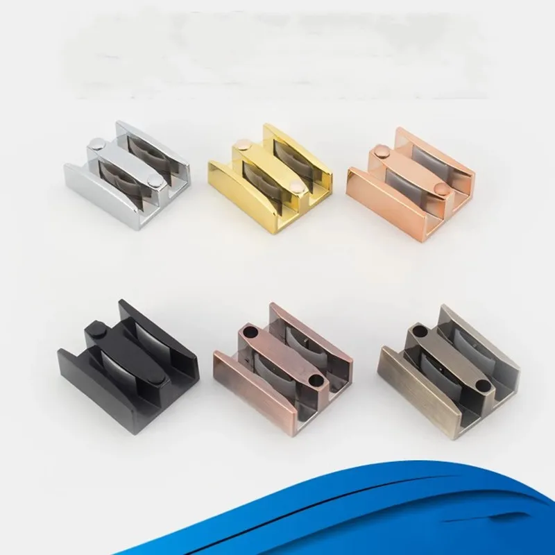 Shower room accessories Bathroom Sliding Door Track Pulley Electroplating Anti-Collision Block Positioning Block Limiter SQH102