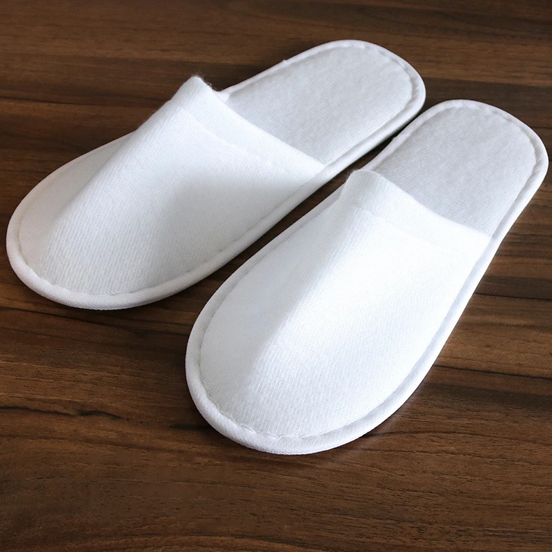 Women Indoor Slipper travel portable Spa Hotel Slipper Spring Summer shoes Woman House Flat Floor Soft Silent Slides for Bedroom 5