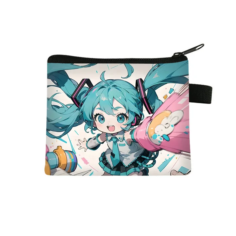 Cute Anime Character Coin Purse - Large Capacity Portable Mini Bag