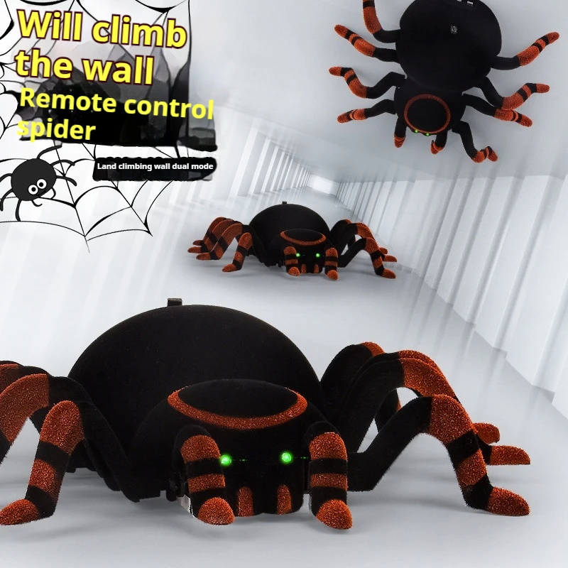 Remote Control Spider Simulation Land Climbing Wall Dual Mode Fun Bionic Climbing Crawling Walk Electric Remote Control Toy 4