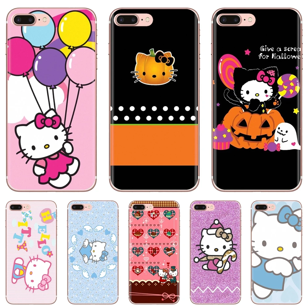 Японские Мультяшные розовые Чехлы hello Kitty для Galaxy A10 A30 A40 A50 A60 A70 a12 a31 a41 A51 a51 a20e a21s a32