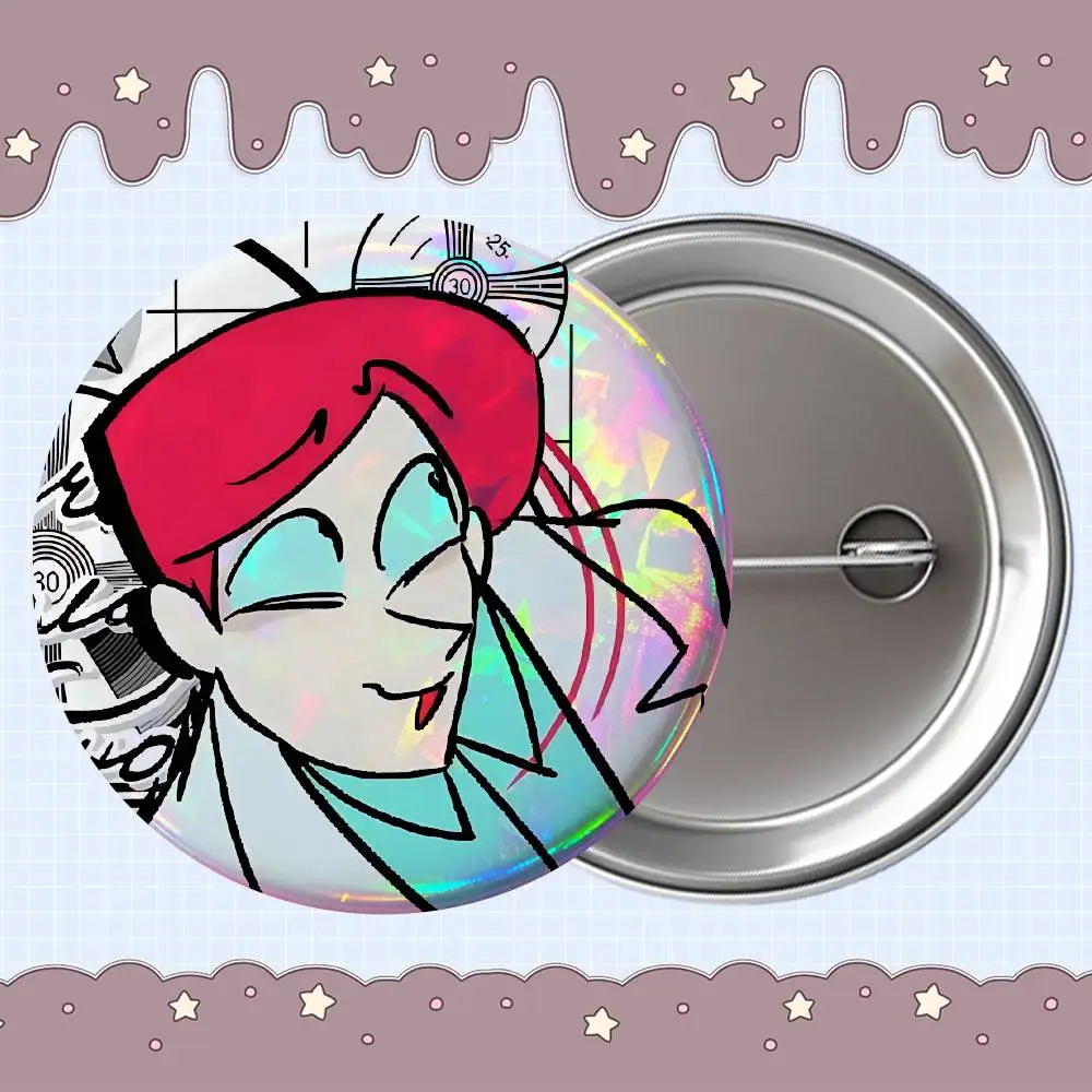 Dr. M Masacrik Psychocuties Cartoon Brooch Collection - Acrylic Button Pin Set