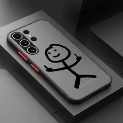 Charming Matchman Cartoon Silicone Phone Case - Soft Matte Edge Cover with Fashionable Design for Samsung S20 FE 5G (F02)