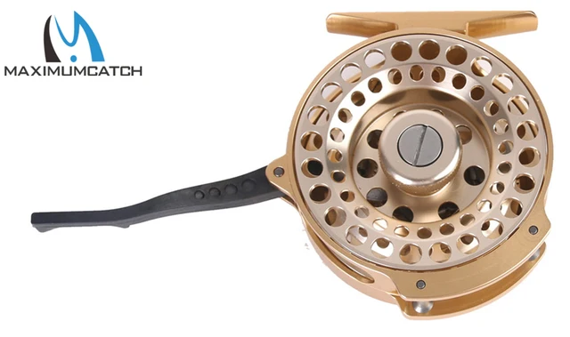 Maximumcatch Super Light Automatic Fly Fishing Reel Silver/BlackY4 70  Aluminum Fly Reel