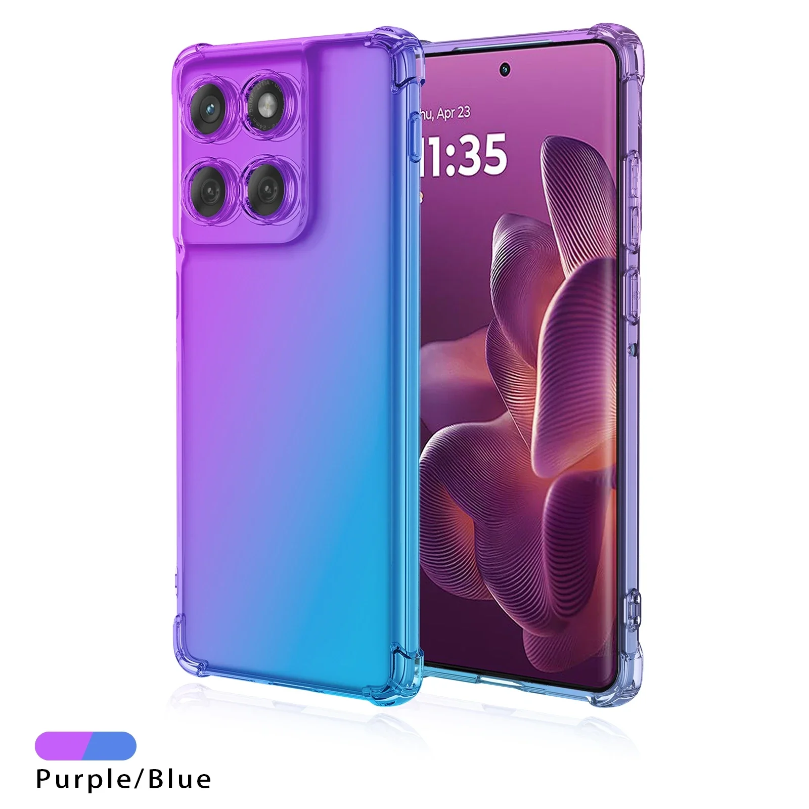 Shockproof Gradient TPU Protective Cover - Four-Corners Design