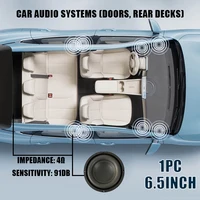6.5 inch 200W Car Subwoofer Audio Speaker Bass for Car Home Theater System Upgrade Stereo Component Modification Truck Woofer - Image 2