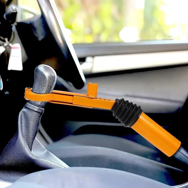 1Pcs Anti-theft Auto Car Lock Hand Brake Shift Lever Lock for Manual and Auto Car Truck Lorry SUV Locks