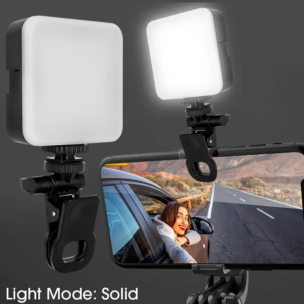 Selfie Fill Light Ring with Clip for IPhone Samsung IPad Laptop Video Photo Photography