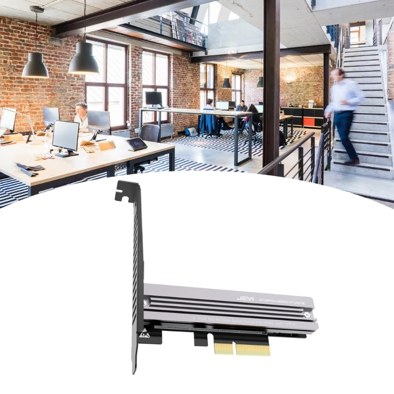 

Адаптер M17B PCIe M.2 с толстым радиатором для твердотельного накопителя M.2 NVMe Карта адаптера PCIe M.2 64 Гбит/с Протокол