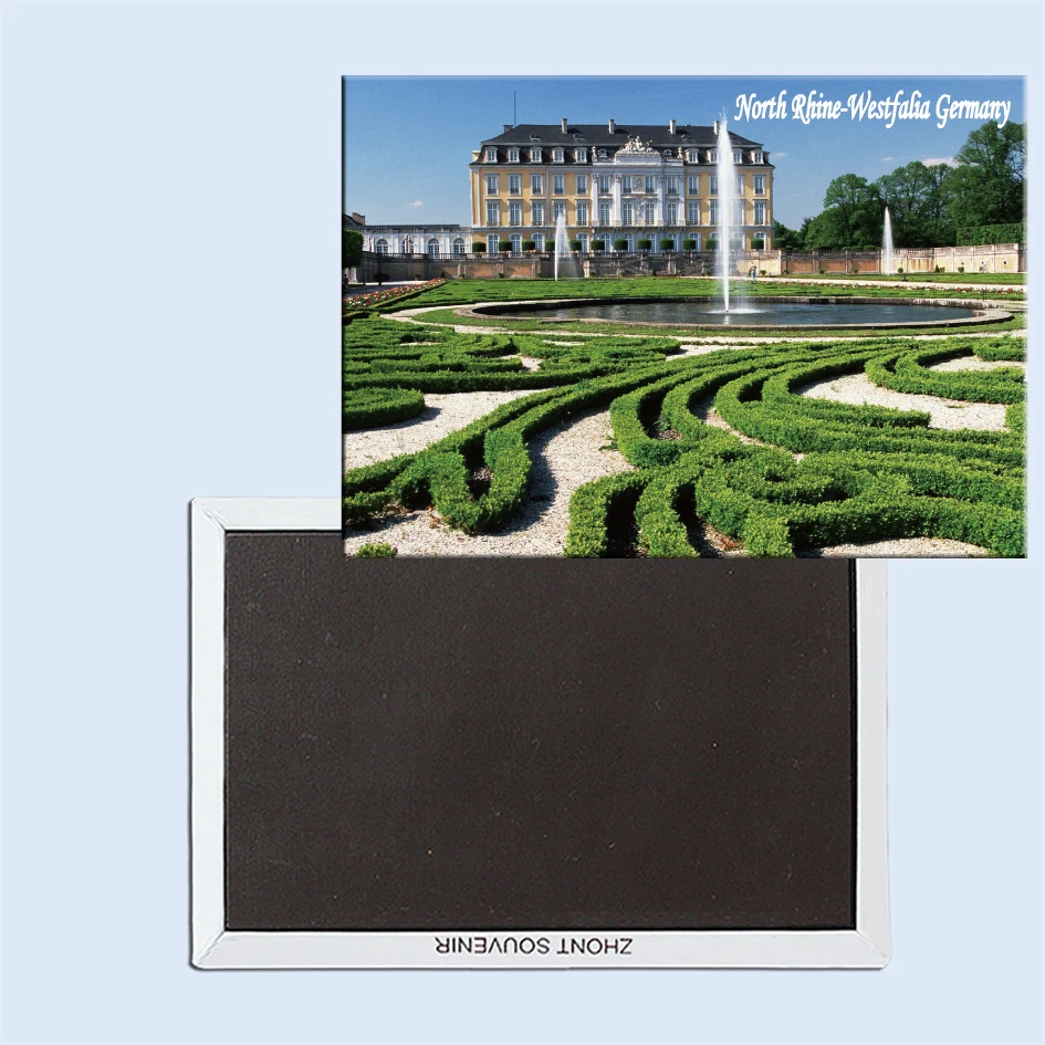 Augustusburg Castle, North Rhine-Westfalia, Germany, Magnetic Refrigerator Affixed With Tourist Souvenirs Home Accessories 24878