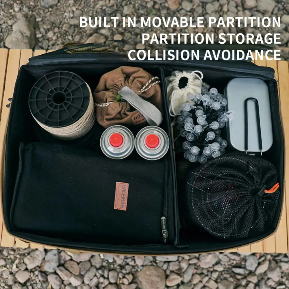 Newest 57L Large-capacity Camping Bag Storage Outdoor Camping Box Multi-functional Hard Storage Picnic Box Supplies 캠핑가방