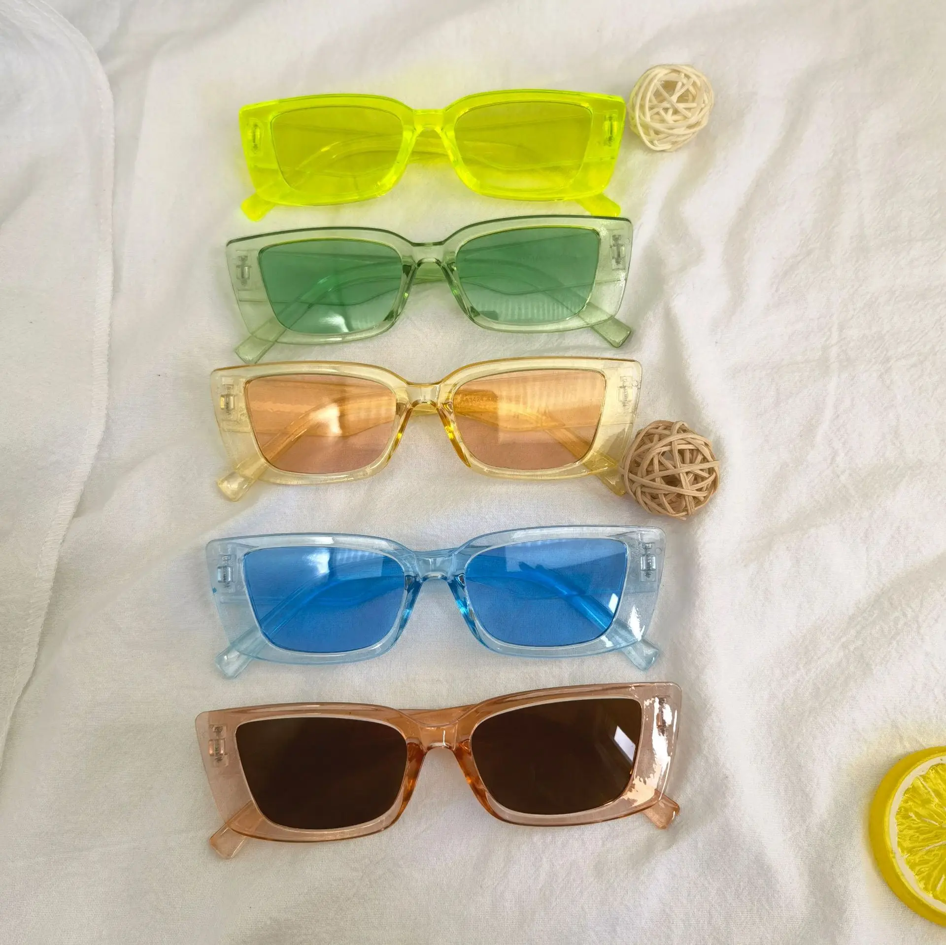 Retro Hombre Mujer Gafas De Sol Cuadradas Retro LJCZKA - Estilo
