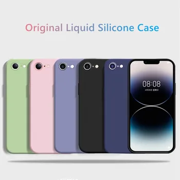 For iPhone 17e Case iPhone 17e 16e SE 2026 SE3 Cover Coque Funda Soft Original Liquid Silicone Camera Protector Case iPhone 17e