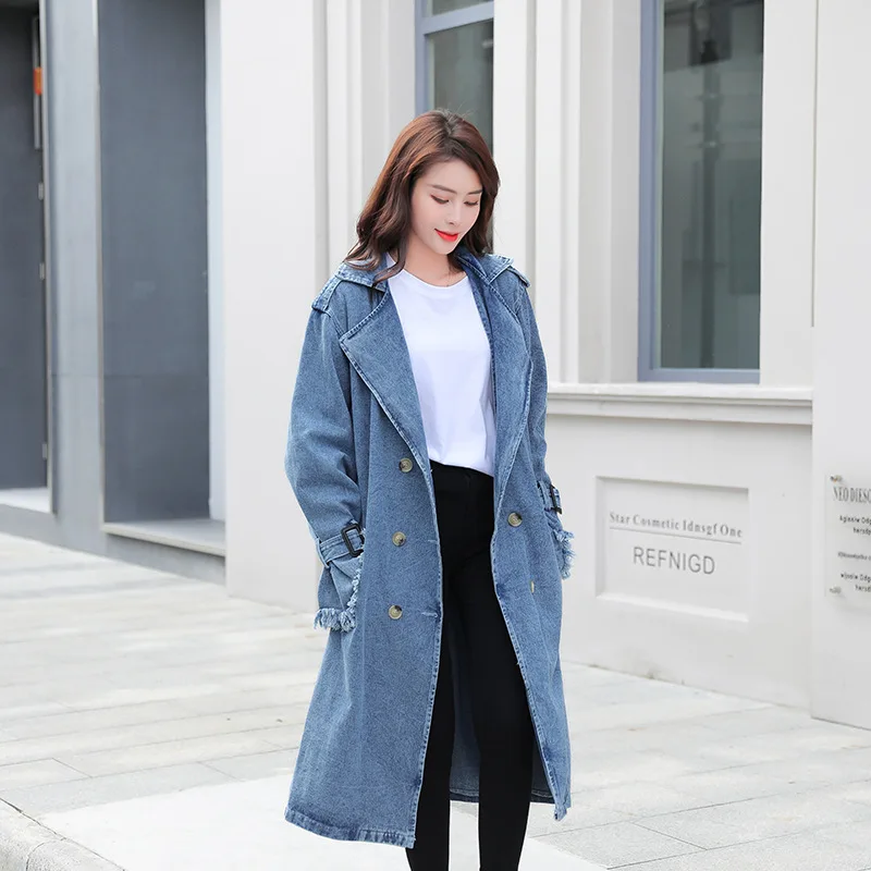 Huixin Women's Jean Coat Fashion Winter Jean Jacken Thicken Long Sleeve