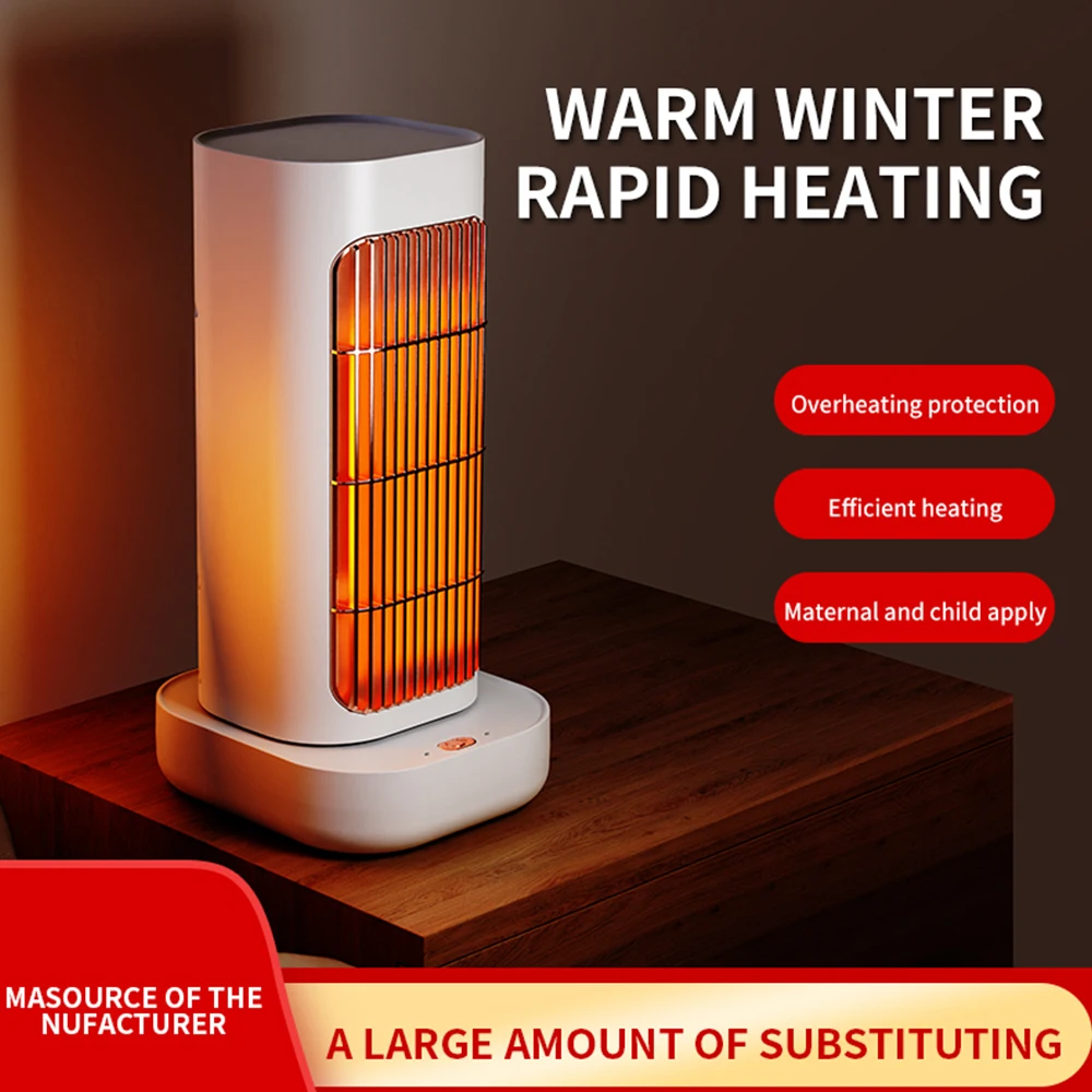 Portable PTC Fast Heating Fan Electric Heater Fan For Home Room 2 Gears Mute Winter Heater Hot Air Blower Hand Foot Warmer 2