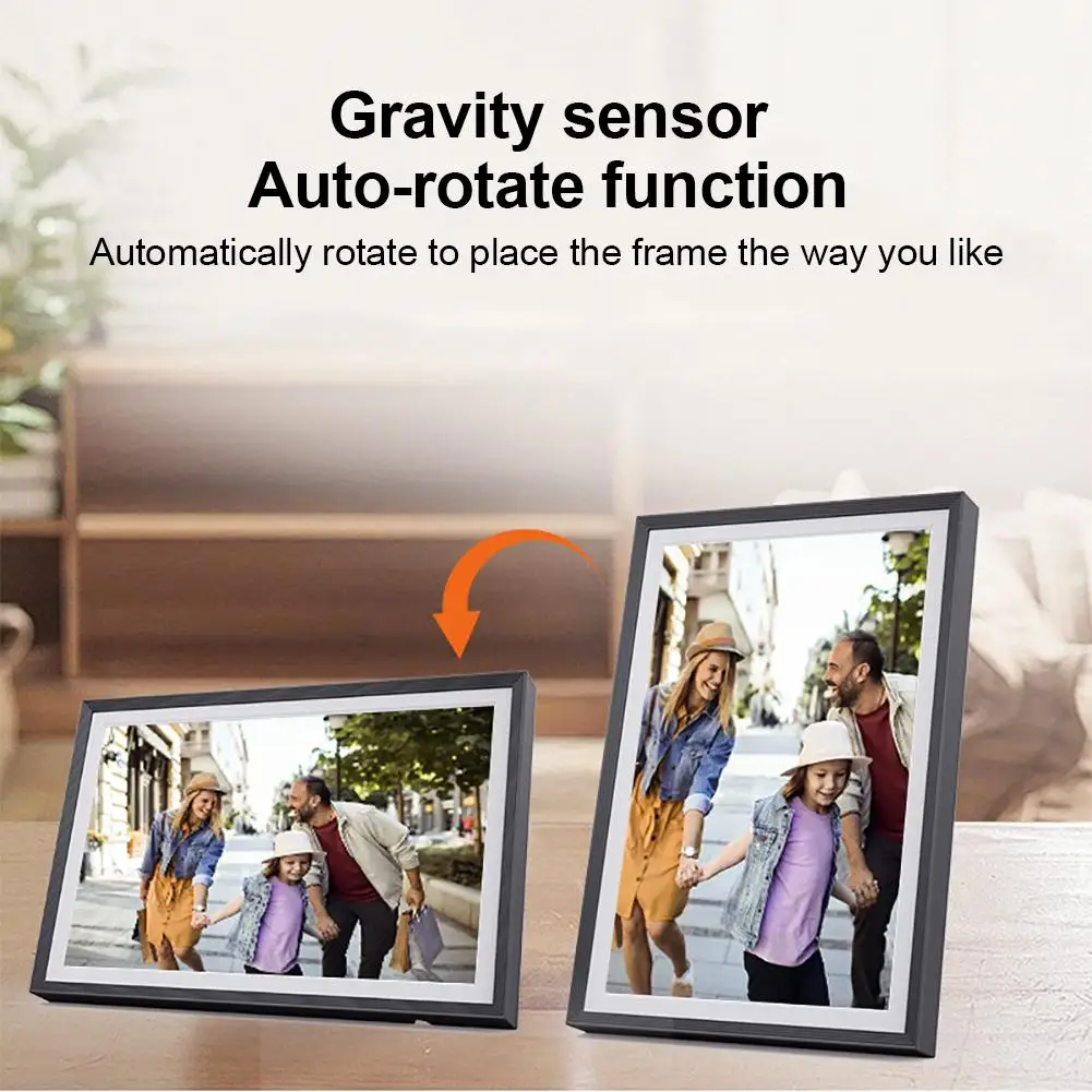 WiFi Digital Picture Frame 1280x800P IPS Touch Screen HD Disply Built-in 32GB Supports Memory Cards Smart Digital Photo Frame