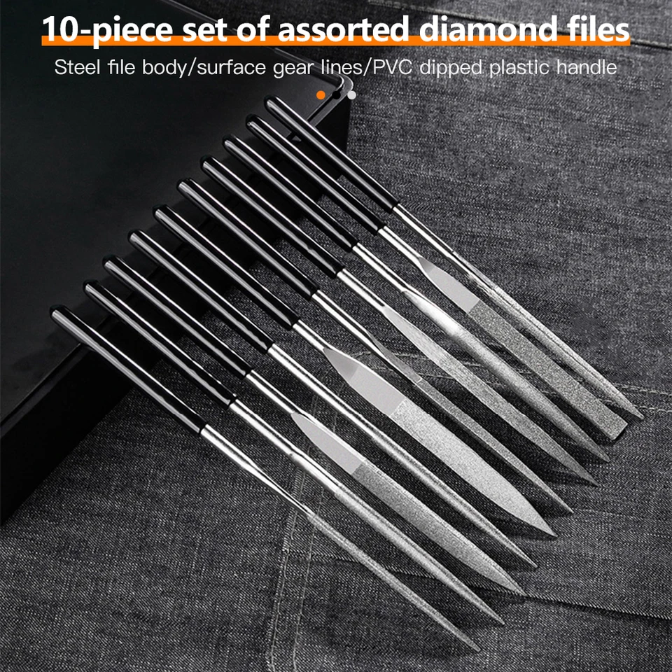 5 Pièces Mini Jeu De Limes à Aiguille Diamant, Mini Limes à Aiguille