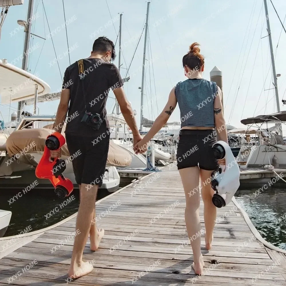Underwater Booster Snorkeling Adult and Children Outdoor Swimming Electric Kickboard Propeller Diving