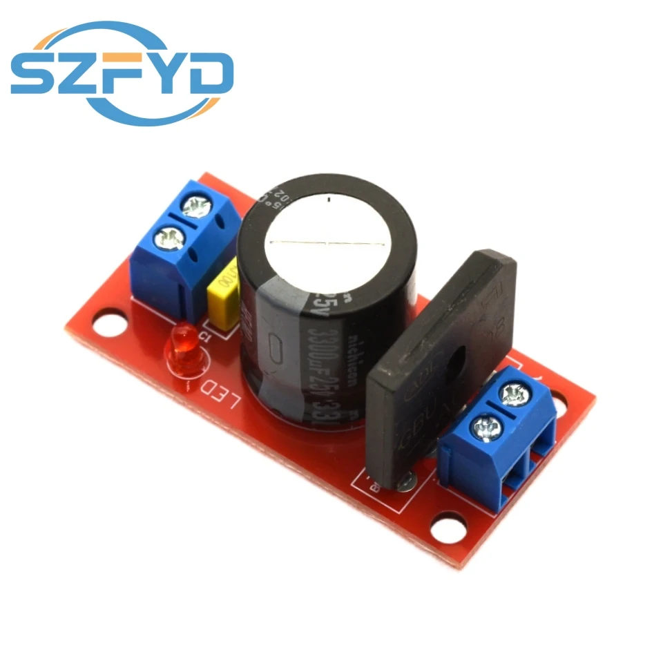 Enhanced Power Supply Board with LED Indicator - AC to DC Rectifier Transformer, 3A/8A Capacity