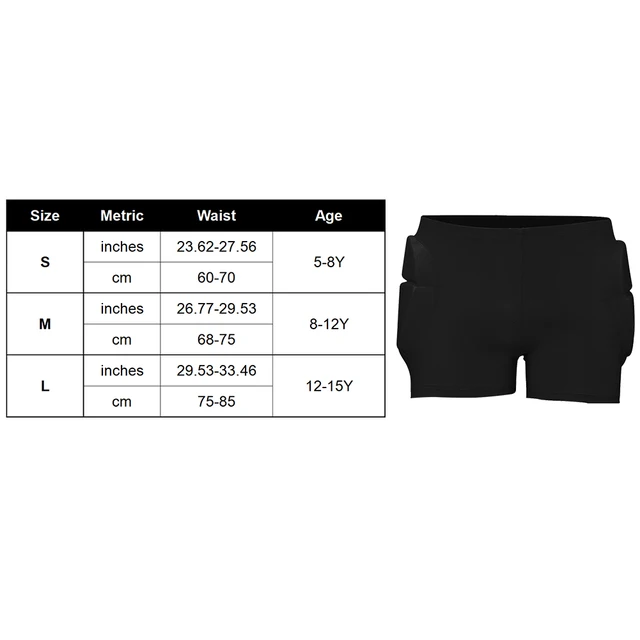 Cycling Padded Shorts Hip Butt Winter Kids Breathable Outdoor Sports Skate Protector Heat Resistant Ski Gear Elastic Snowboard 6