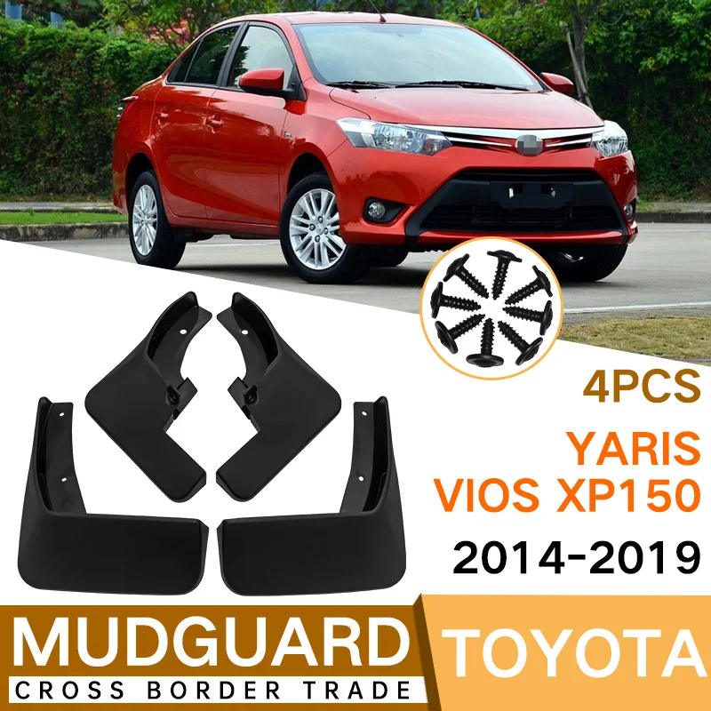 

Mud Flaps For Toyota Yaris Vios Xp150 Zhixuan 2014-2019 MudFlaps Front Rear Fender Car Accessorie