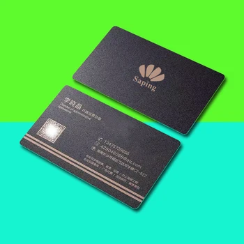 Biglietto da visita in PVC personalizzato personalizzato in plastica impermeabile satinata 100 pezzi nome rotondo design gratuito biglietto da visita lucido opaco 1