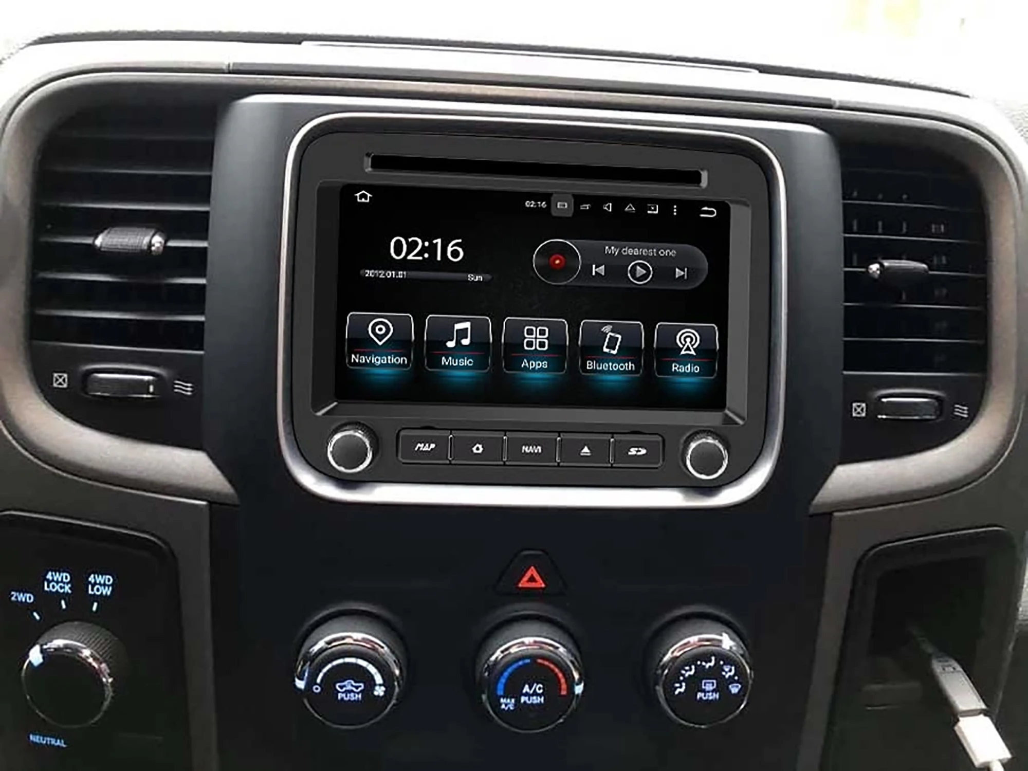 7-Zoll-Upgrade-Touchscreen-Haupteinheit für Jeep Cherokee mit Android 14, kabellosem CarPlay und kabellosem Android Auto – Detail 7