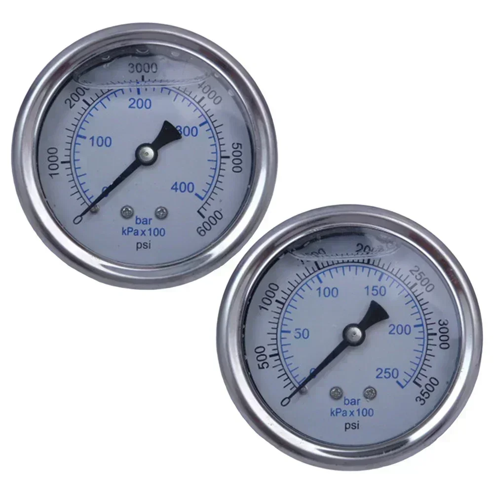 High-Precision Dual Dial Pressure Washer Gauge