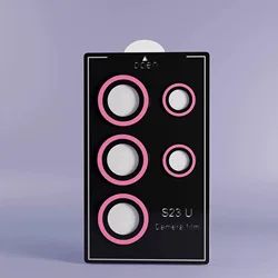 Luminous Ceramic Camera Lens Protector Film (3 - 5 Pieces) - S25plis (Pink)