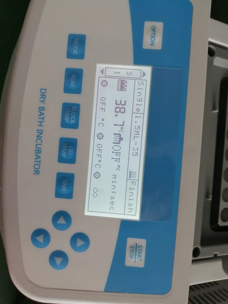 냉각 플라즈마 실험실 건식 배스 인큐베이터 기계, 가열 뚜껑이 있는 금속 배스, ES1000