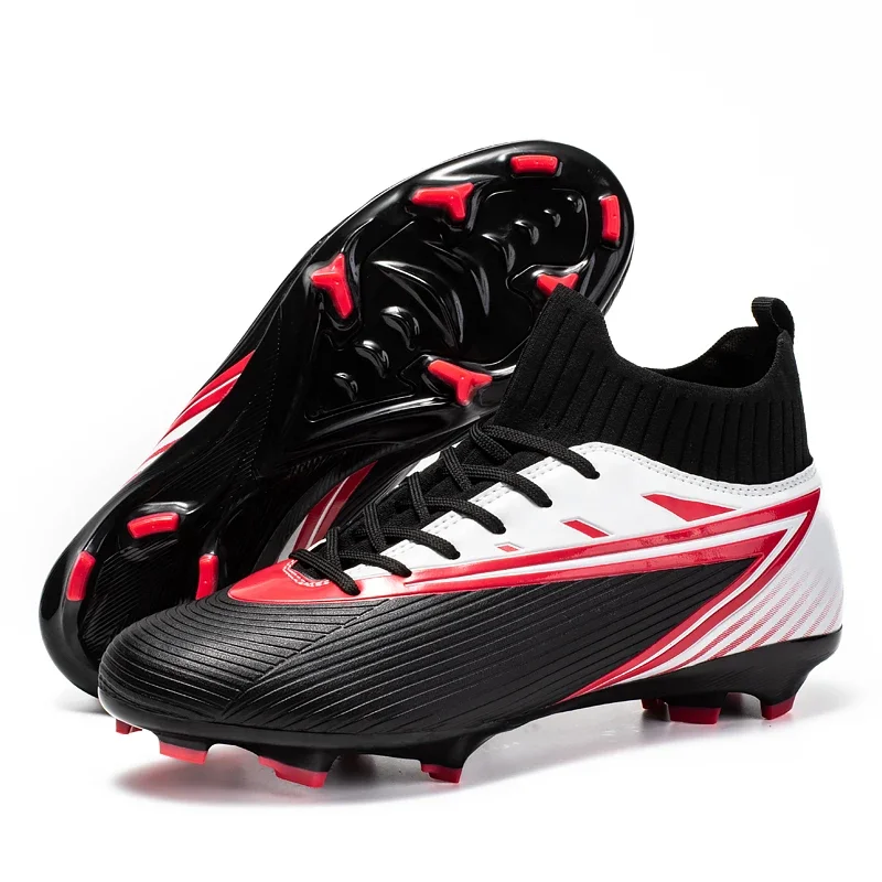 High Top Baseball Shoes Non Slip Long Spikes Softball Shoes Comfortable Baseball Training Adult Outdoor Sneakers