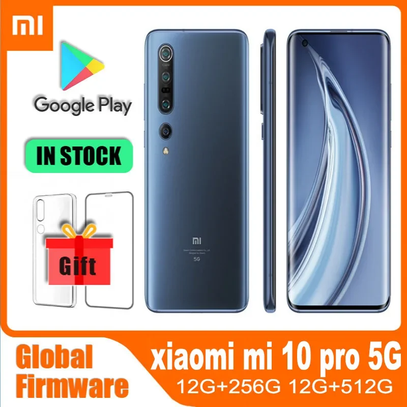 Redmi Xiaomi 10 Pro Zoom Smartphone 5G Snapdragon 865 Cellulare 108 Mp 4500Mah Batteria Telefono Android Rom Globale
