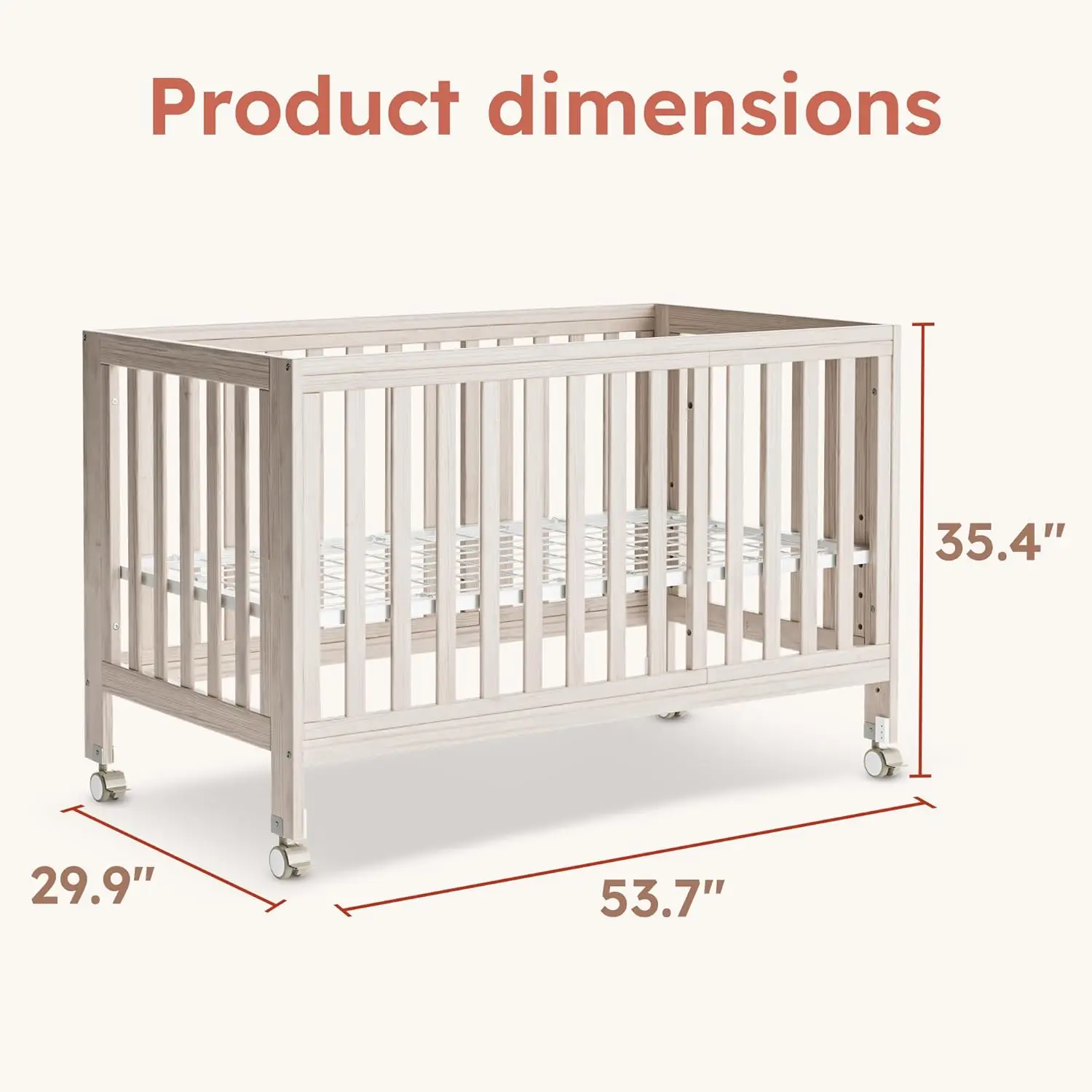 11-in-1 Convertible Baby Crib 6