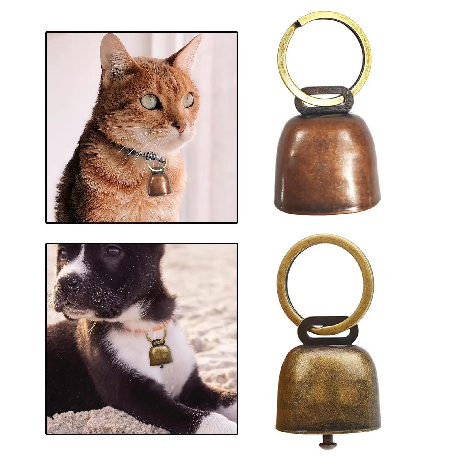 Grazing Iron Bell Anti Lost Bell Cow Horse Sheep Retro Dog Cat Collar for Horse Cattle Goat Farm Animal Sheep