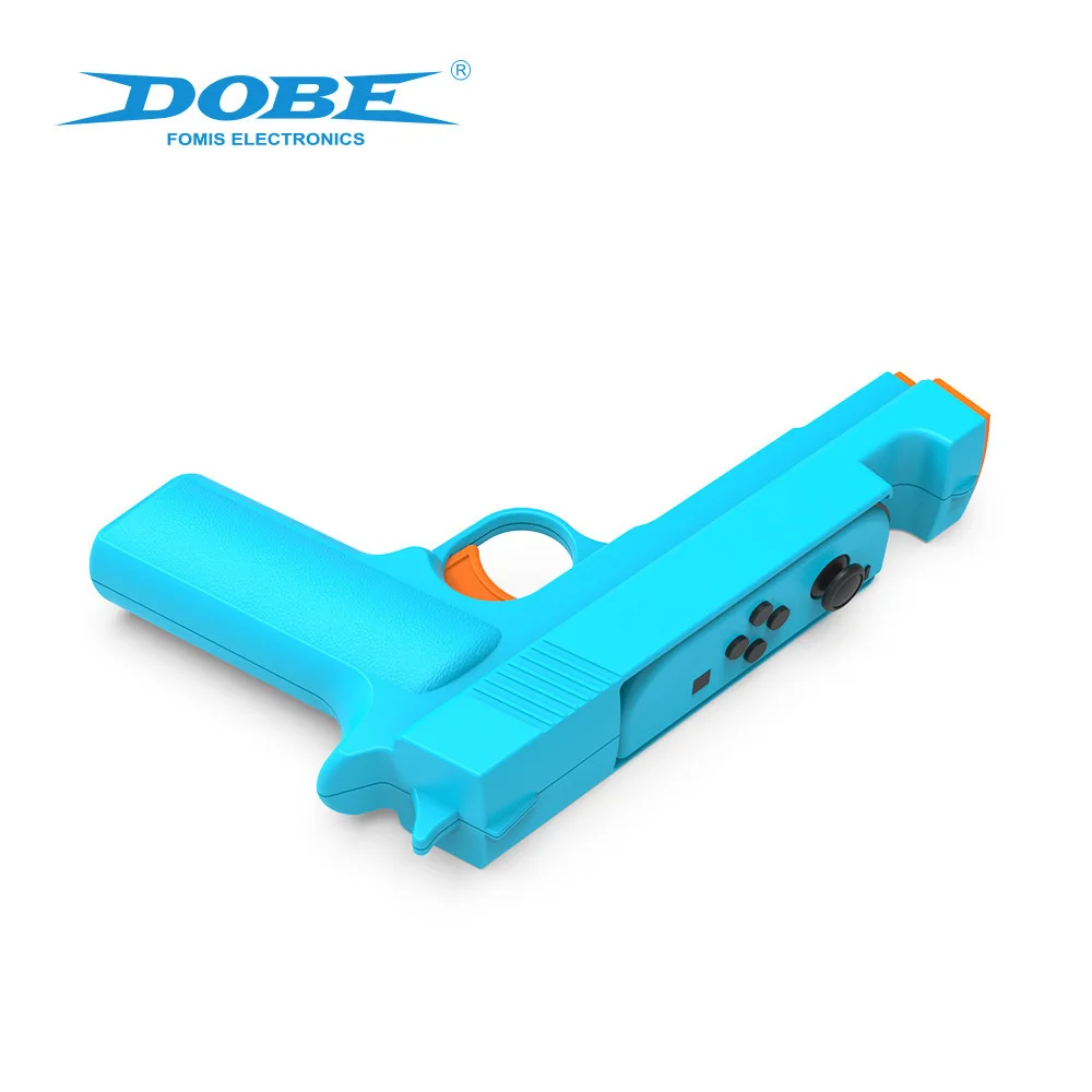Gun Shape Handgrip Sense Joystick for Switch NS/NS OLED Game Controller Gamepad Joypad Gaming Accessories