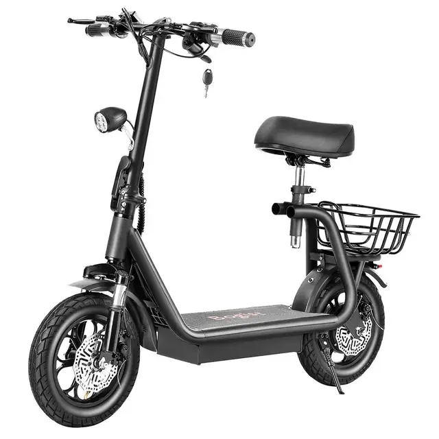 Bogist - BOGIST M5 Pro Scooter électrique pliant avec siège Pneu  pneumatique 12 pouces Moteur 500 W - Trottinette électrique - Rue du  Commerce