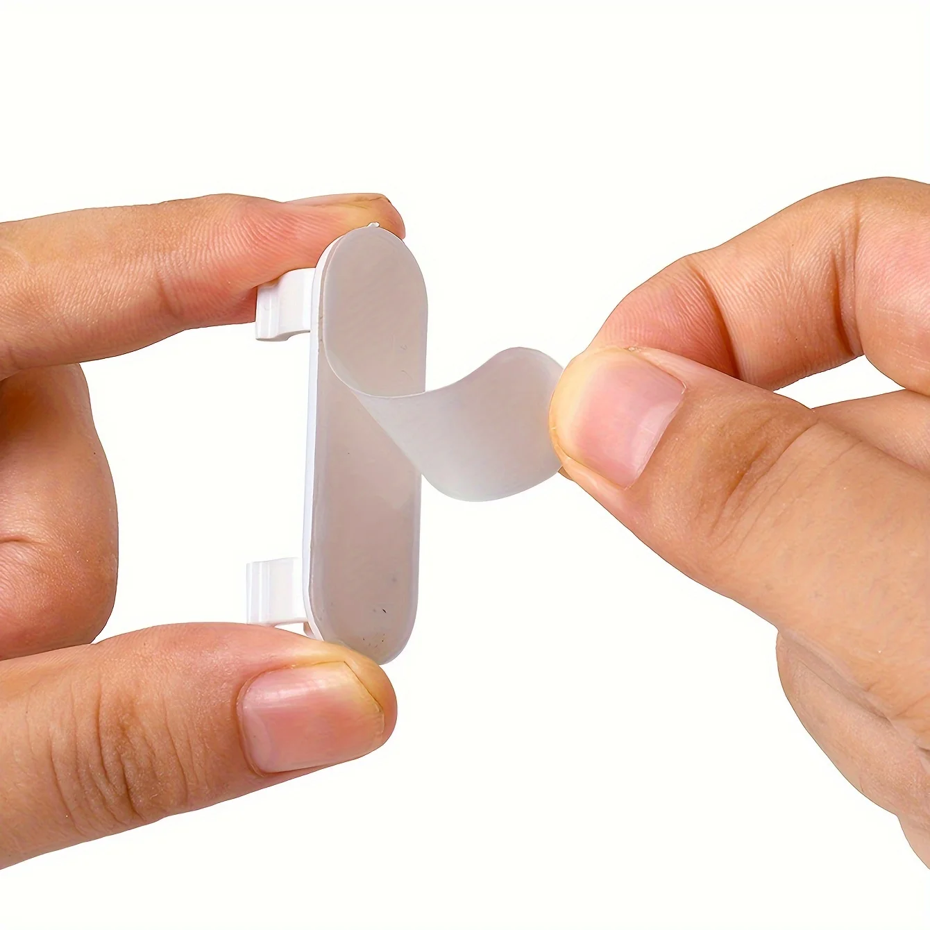 Pack of 20 Adjustable Self-Adhesive Cable Clips for Easy Wire Organization