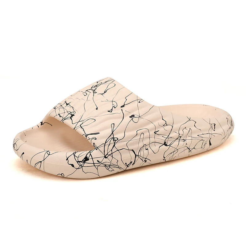 Slip Slippers for Men Non-Slip With Thick Sole Soft Foam Sliders Slip Comfy Slipper for Indoor  Outdoor_voghion.com