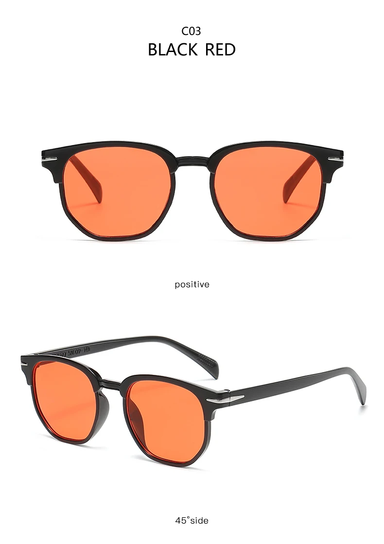 Frauen Männer Unregelmäßigkeit Oval Sonnenbrille Mode Im Freien Schatten Retro Reis Nagel Design Sonnenbrille Vintage Weibliche UV400 Gläser – Detail 15
