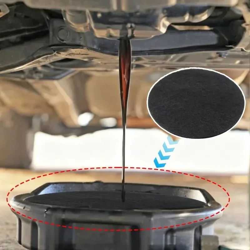 38cm Oil Drain Splash Pad Lightweight Multiuse for Resist Transmission Fluid Splash Pad Car Changing Oil Transmission Drain Pan