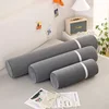 Cervical Neck Roll Memory Foam Pillow Bolster Pillow Round Neck Pillows Support for Sleeping Bolster Pillow for Bed Legs Back 1
